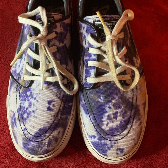 Nike SB Zoom Stefan Janoski QS Tie Dye Deep Royal Sneakers Size 7 - Picture 3 of 13